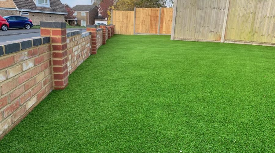 Shot of installed Knightsbridge artificial grass by Easigrass East Berkshire
