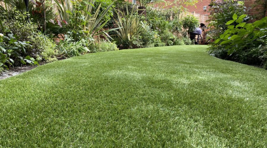 Installed Artificial Grass in back garden